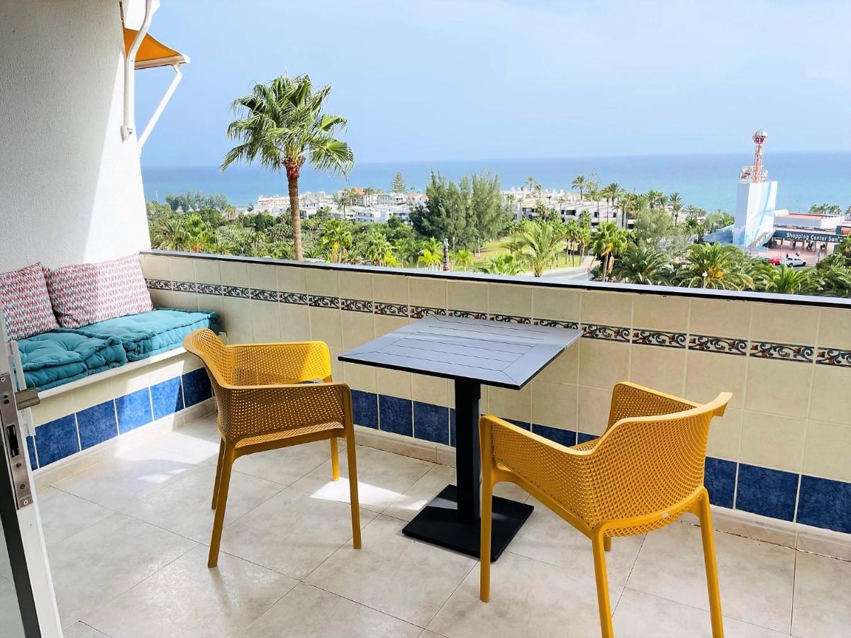 Meerblick Beach-Apartment Monte Rojo San Agustin  Bagian luar foto