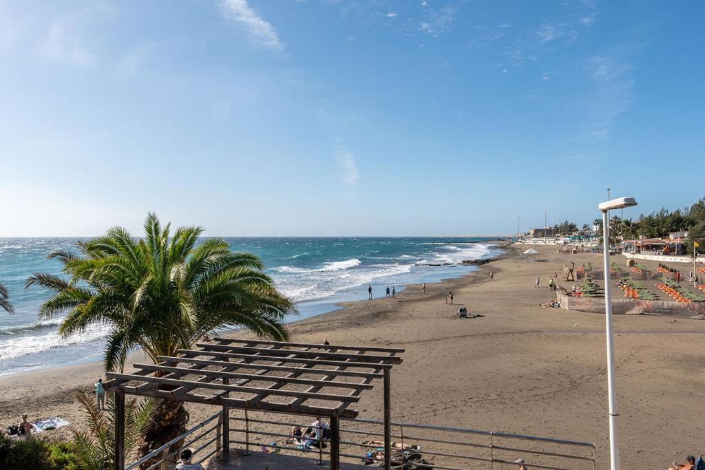 Meerblick Beach-Apartment Monte Rojo San Agustin  Bagian luar foto