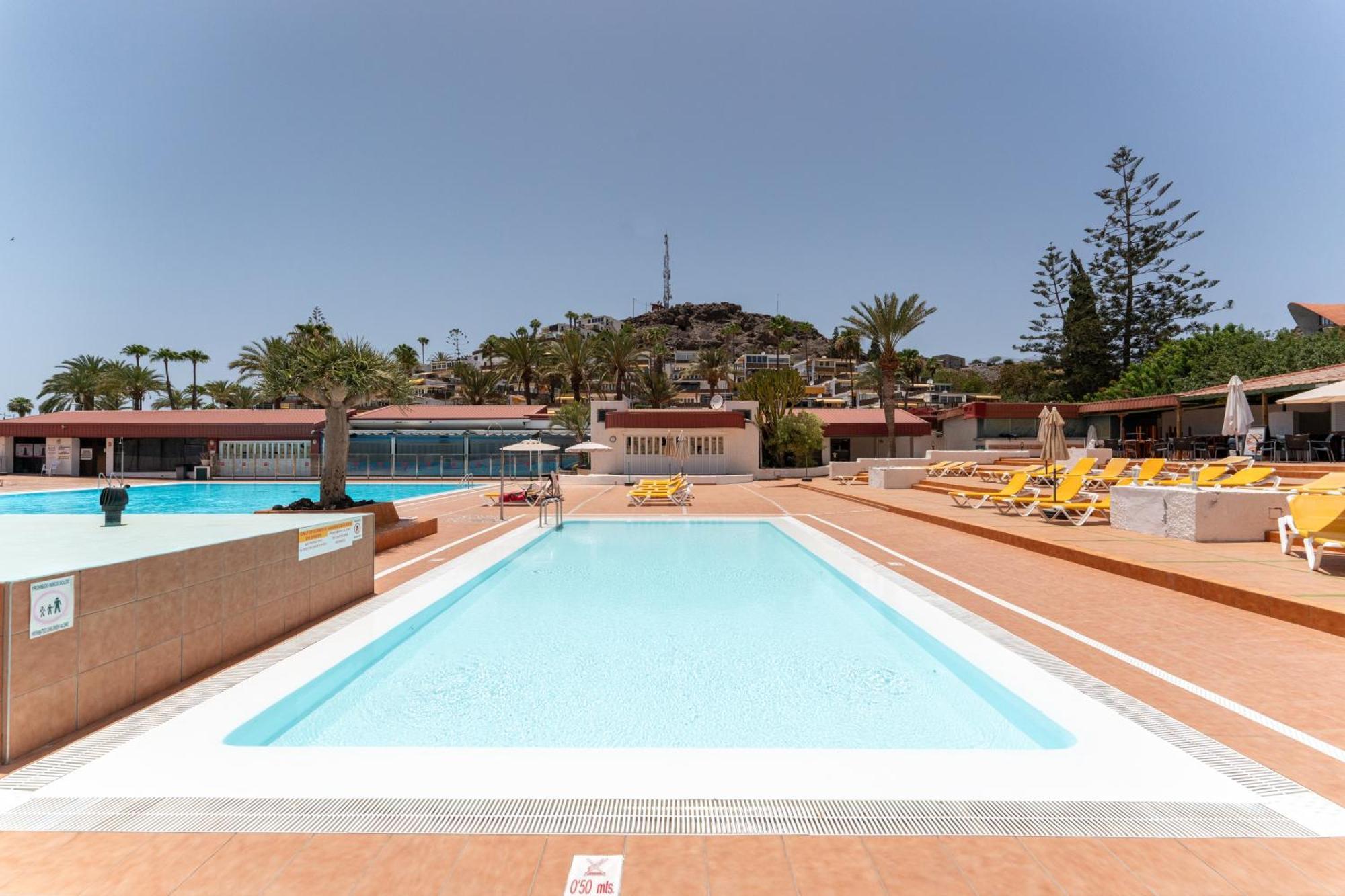 Meerblick Beach-Apartment Monte Rojo San Agustin  Bagian luar foto