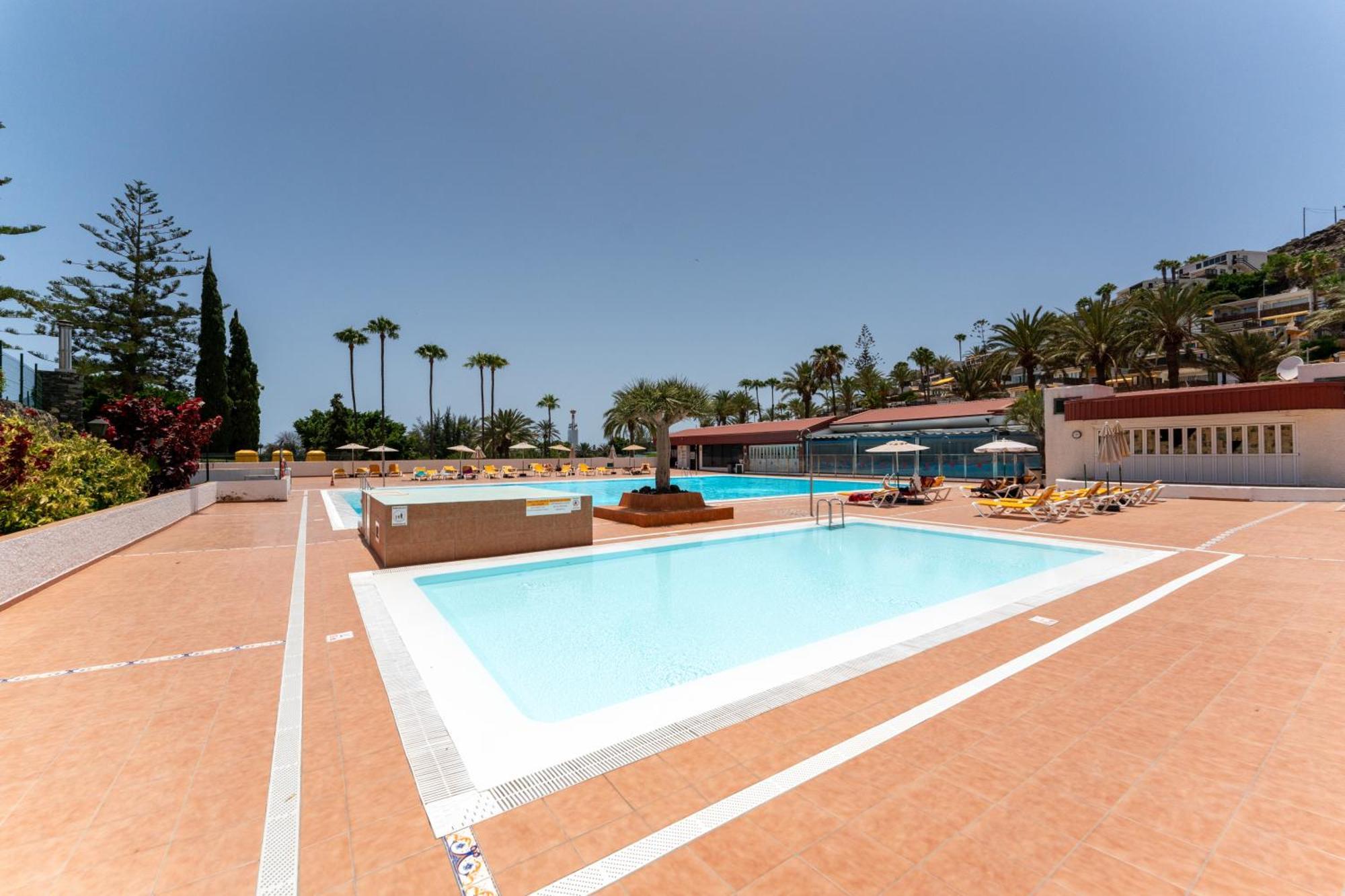 Meerblick Beach-Apartment Monte Rojo San Agustin  Bagian luar foto